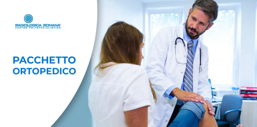 Il pacchetto ortopedico comprende la Visita specialistica ortopedica più un segmento radiografico